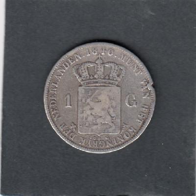 Beschrijving: 1 Gulden WILLEM I